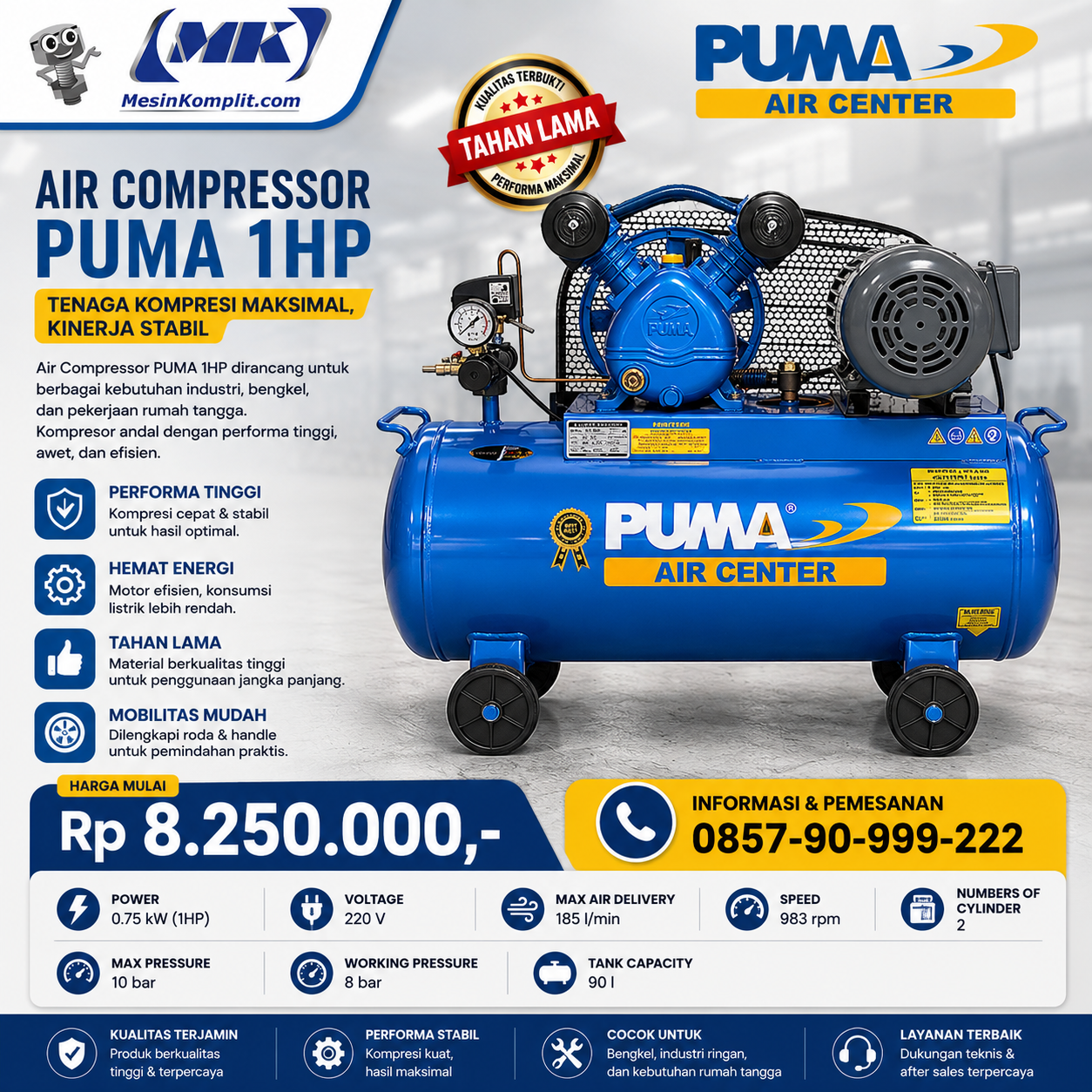 Kompresor Angin Listrik P...
